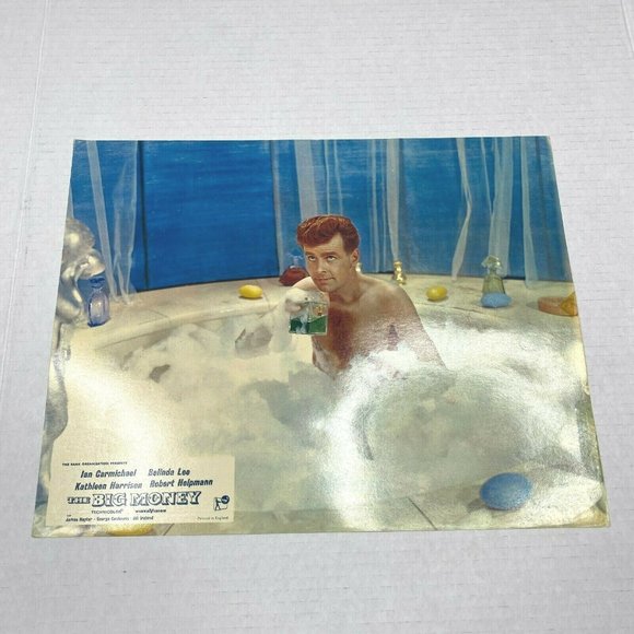 Set of 8 The Big Money 1956 Lobby Card Movie‎ Poster Belinda Lee British Comedy - Picture 8 of 10